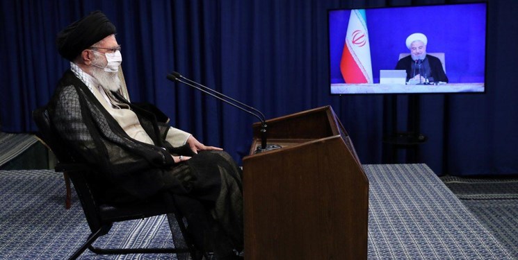 دیدار هیأت دولت با رهبر انقلاب از طریق ارتباط تصویری