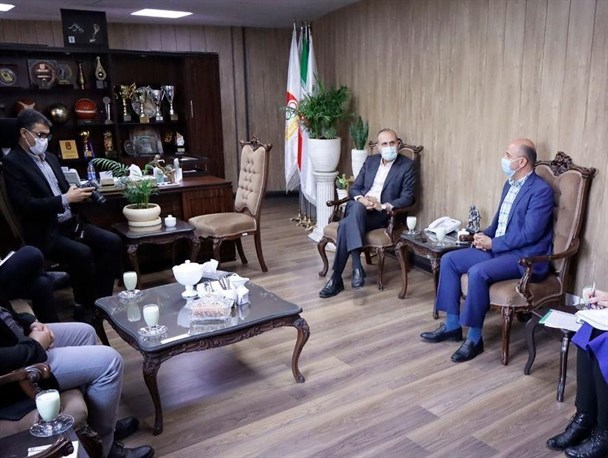 رامین طباطبایی با رئیس مرکز ورزش و تربیت بدنی دانشگاه آزاد اسلامی دیدار کرد
