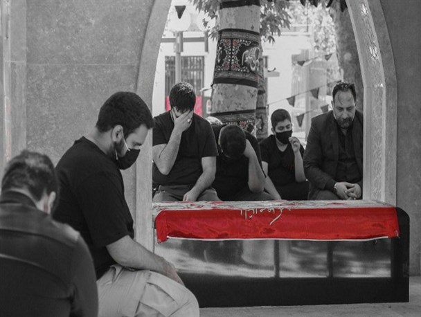 مراسم عزاداری در کنار مقبره شهید گمنام برگزارشد