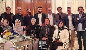 برگزاری جشن سینمایی، بدون رعایت دستورالعملهای بهداشتی! سلبریتیها کرونا نمیگیرند!+عکس