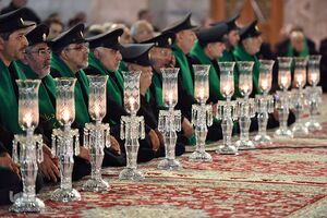 نگاهی به سنت‌های قدیمی عزاداری در حرم امام رضا (ع)+عکس