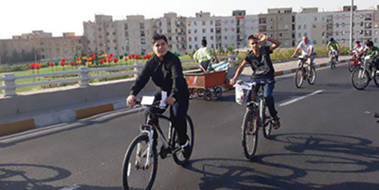 اولین مسیر ایمن دوچرخه‌سواری در بزرگراه‌های پایتخت راه‌اندازی شد