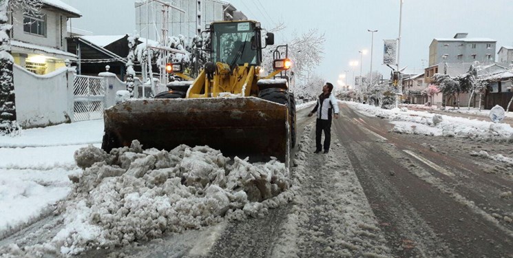 اقدامات شهرداری جهت پیشگیری از غافلگیری در روزهای برفی