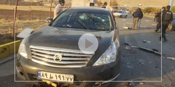 فیلم و تصاویری از محل ترور شهید فخری‌زاده