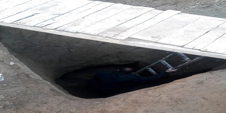 ماجرای تونل 7 متری در پشت بازار طلافروشان عجب شیر