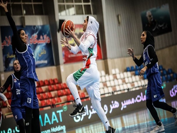 لیگ برتر بسکتبال بانوان| پالایش نفت آبادان و شورا و شهرداری قزوین دبل کردند