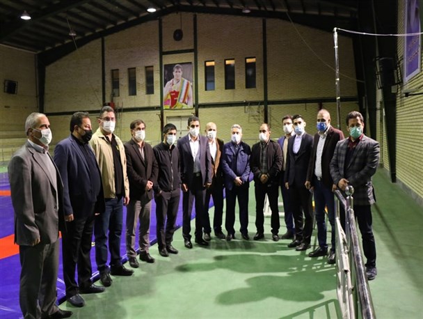 دیدار دبیر با امام جمعه، مدیرکل ورزش و جوانان، نماینده مجلس و مدیرکل آموزش و پرورش استان