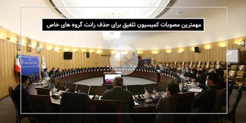 مهم‌ترین مصوبات کمیسیون تلفیق برای حذف رانت