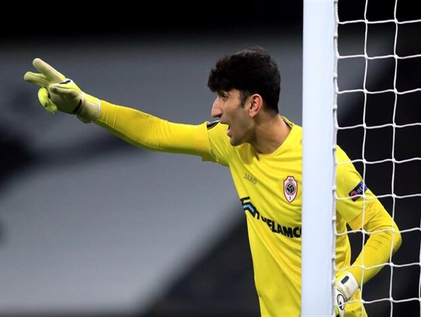 لیگ فوتبال بلژیک| پیروزی آنتورپ برابر خنت/ بیرانوند کلین شیت کرد و بهترین بازیکن زمین شد