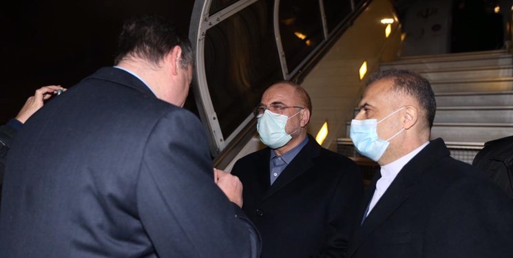 رئیس مجلس وارد مسکو شد