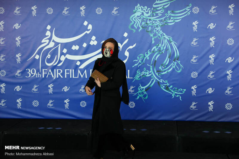 گلاره عباسی در سومین روز سی و نهمین جشنواره فیلم فجر