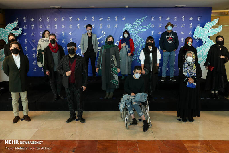 عوامل فیلم ابلق در سومین روز سی و نهمین جشنواره فیلم فجر