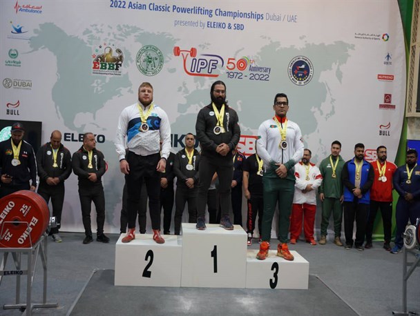 پاورلیفتینگ قهرمانی آسیا| یک طلای دیگر به نام ایران ضرب شد/ قهرمانی رضایی در ۱۰۵ کیلوگرم