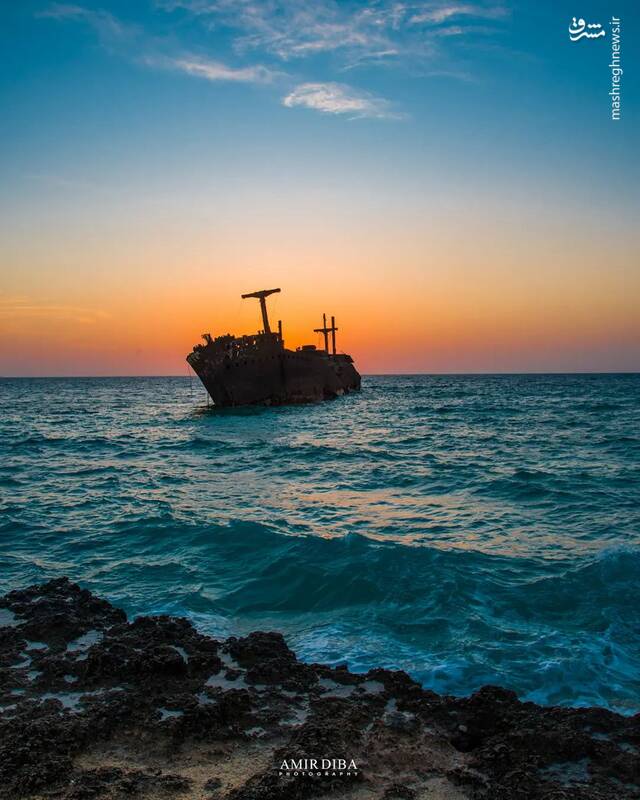 نمایی از کشتی یونانی، جزیره زیبای کیش