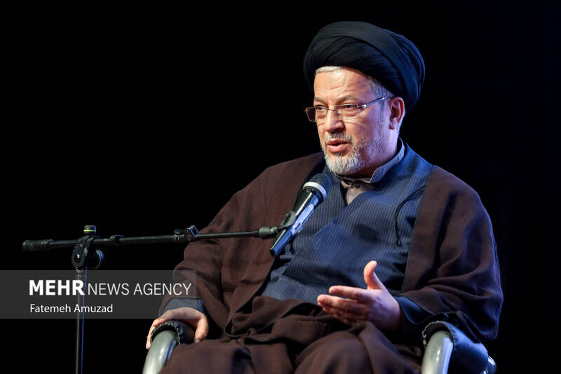 حجت الاسلام سعیدرضا عاملی رییس دانشکده مطالعات جهان دانشگاه تهران در همایش قدس از چشمان آقای نادر