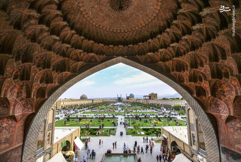 چهار نمای زیبا از میدان نقش جهان اصفهان