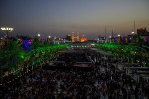 حال و هوای کربلا در شب جمعه